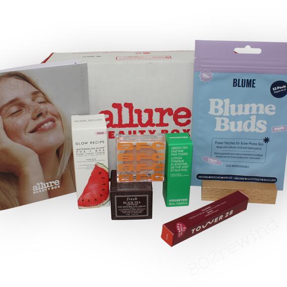 Allure Beauty Box August 2025 GLOW Tower28 FRESH Innisfree BFC Blume FreeShip - Picture 9 of 10